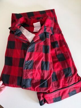 Wondershop Red and Black Buffalo Plaid Kids Pajama Set